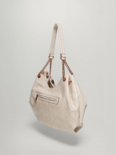 Bolsa Margot OSKI Couro Legítimo Marfim