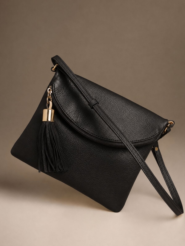 Bolsa Crossbody Jô OSKI Couro Preto