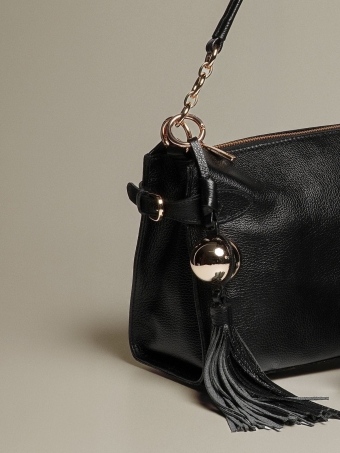 Bolsa Évora OSKI Couro Legítimo Preta