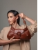 Bolsa Olívia Nude OSKI Couro Alça Trançada  71016.27