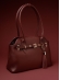 Bolsa Sílvia OSKI Couro Legítimo Bordo  70042.26