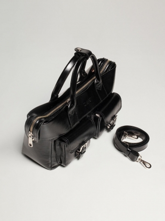 Bolsa Celine OSKI Couro Legítimo Preto