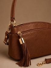 Bolsa Feminina Couro Legítimo Laura Toffee 70014.26
