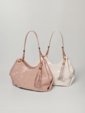 Bolsa Margot OSKI Couro Legítimo Marfim