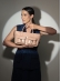 Bolsa Celine OSKI Couro Legítimo Nude