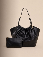Bolsa Kelly OSKI Couro Legítimo Preta 70019.26