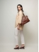 Bolsa Verona OSKI Couro Toffee Fivelas