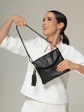 Bolsa Crossbody Jô OSKI Couro Caramelo