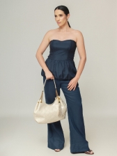 Bolsa Margot OSKI Couro Legítimo Nude