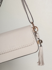Bolsa Betina OSKI Couro Legítimo Marfim