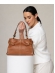 Bolsa Manuela Couro Legítimo Caramelo