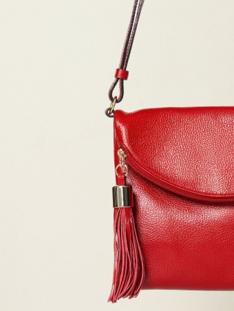 Bolsa Crossbody Jô OSKI Couro Pimenta