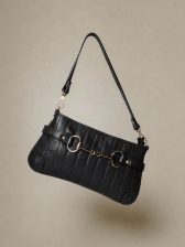 Bolsa Gaya OSKI Couro Preto Bridão