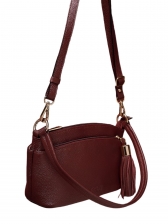 Bolsa Tiracolo Laura em Couro Legítimo Oliva
