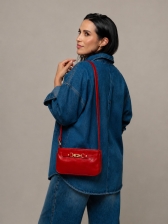 Bolsa Lis OSKI Couro Pimenta Fivela