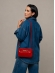 Bolsa Lis OSKI Couro Pimenta Fivela