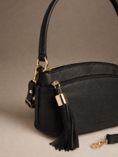 Bolsa Feminina Laura Couro Legítimo Preto 70014.26