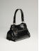 Bolsa Manuela OSKI Couro Legítimo Preto
