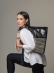 Bolsa Paola OSKI Couro Legítimo Marfim e Preto