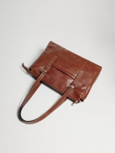 Bolsa Verona OSKI Couro Toffee Fivelas