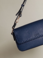 Bolsa Betina OSKI Couro Legítimo Marinho