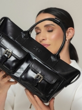 Bolsa Celine OSKI Couro Legítimo Preto