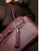Bolsa Sílvia OSKI Couro Legítimo Bordo  70042.26