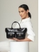 Bolsa Celine OSKI Couro Legítimo Preto