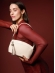 Bolsa Feminina em Couro Legítimo Laura Marfim – 70014.26
